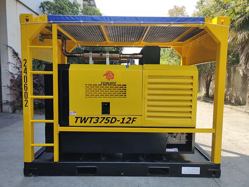 375CFM Offshore Rigsafe Dizel Air kompresor